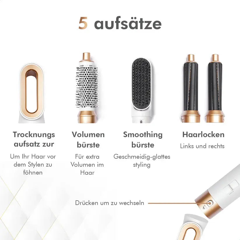 Die AirStyler Dyson Alternative für Trocknen, Glätten, Locken Rozenda
