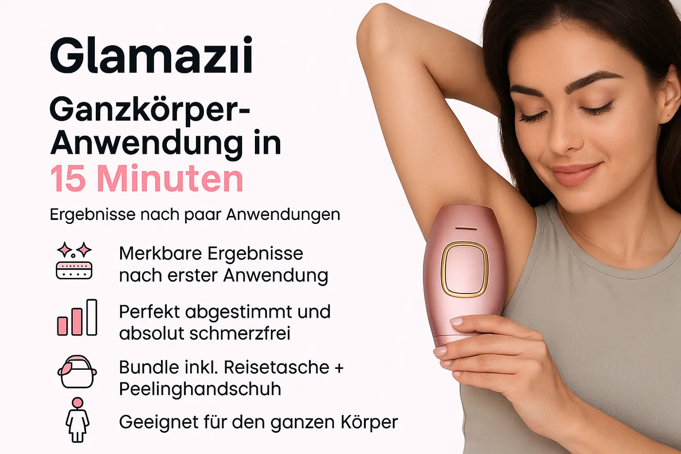 IPL Laser-Haarentfernungsgerät Rozenda